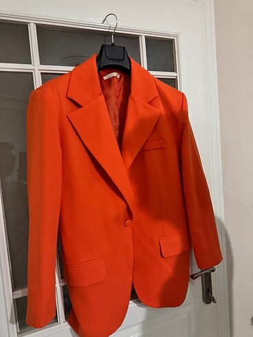 universal Beden turuncu Renk Blazer ceket