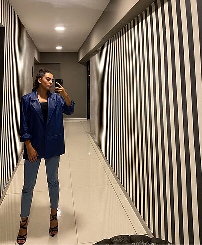 Deri blazer