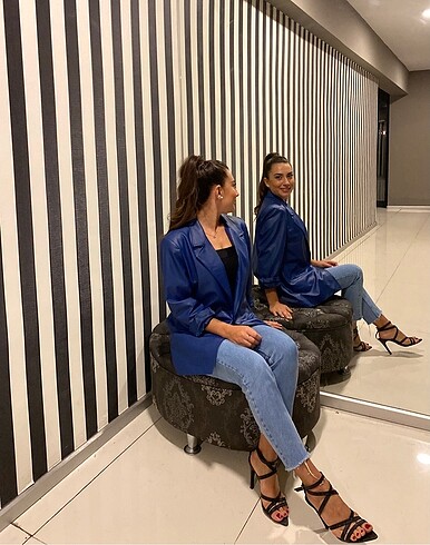 Diğer Deri blazer