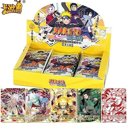 Naruto manga anime kart
