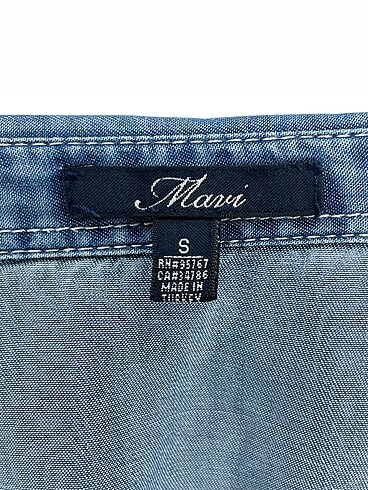 s Beden mavi Renk Mavi Jeans Gömlek %70 İndirimli.