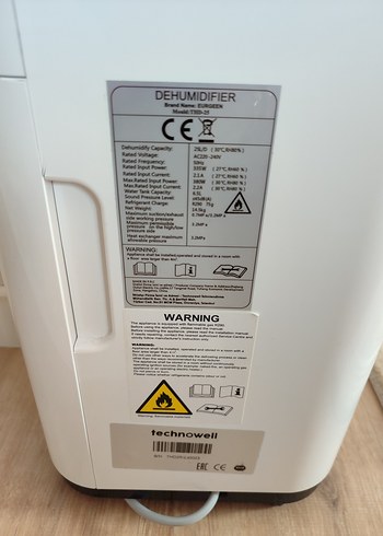 Technowell Beyaz Hava Temizleyici ve Nemlendirici - Görsel 3