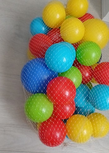 Renkli Plastik Oyun Topları Seti - Görsel 2