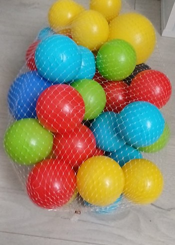 Renkli Plastik Oyun Topları Seti - Görsel 3