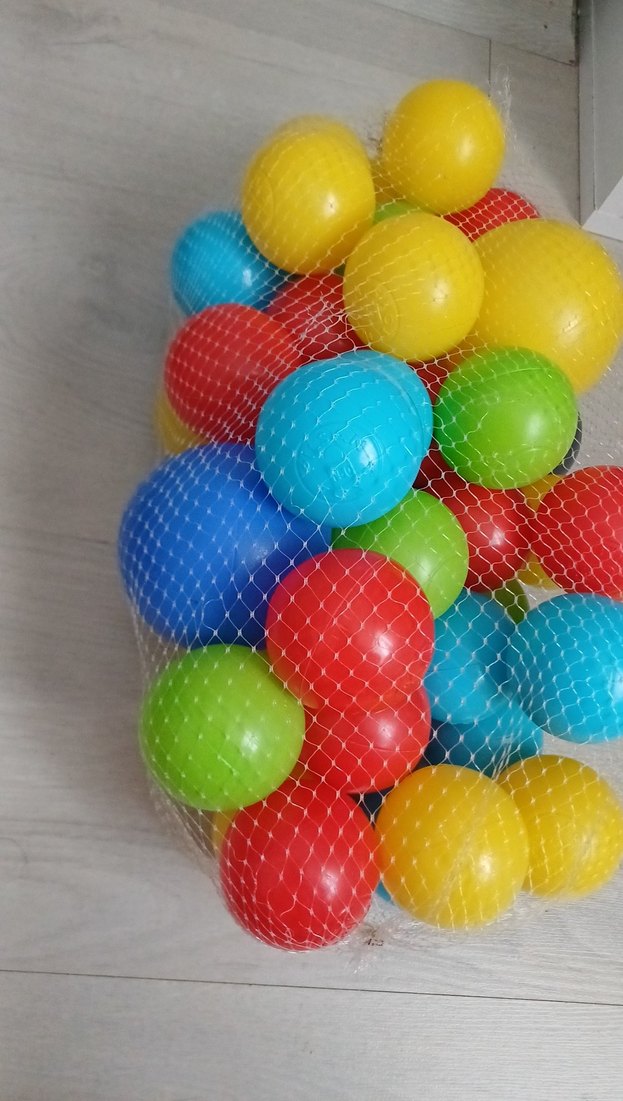 Renkli Plastik Oyun Topları Seti - Görsel 2