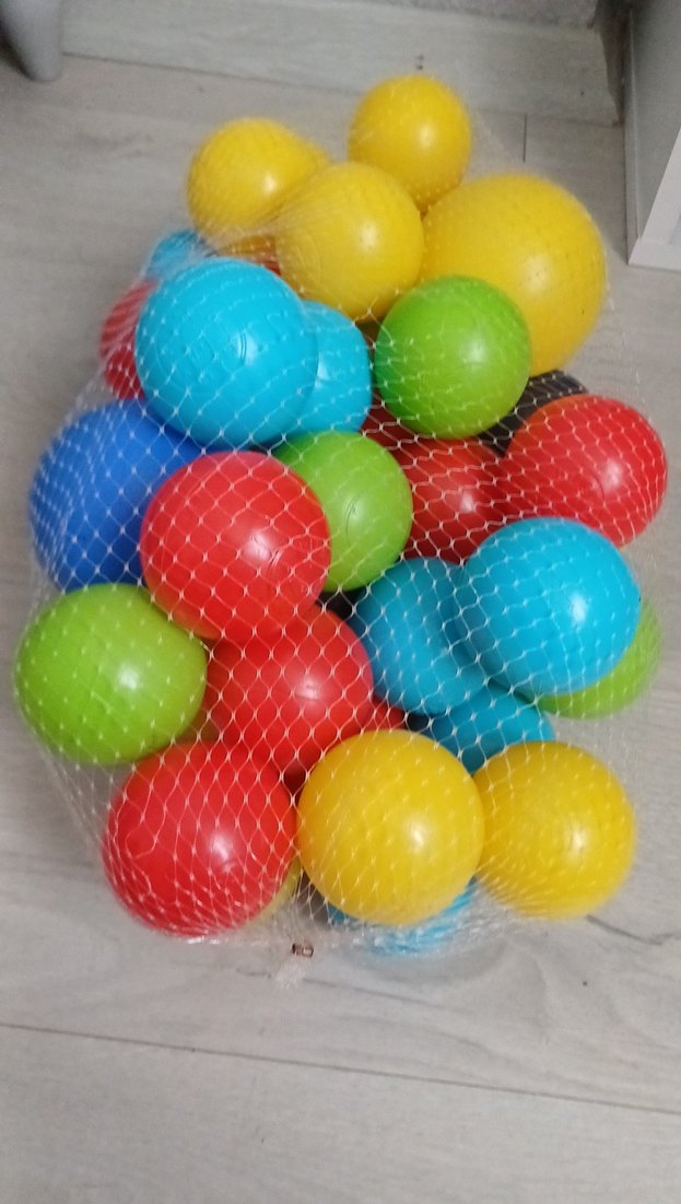 Renkli Plastik Oyun Topları Seti - Görsel 3