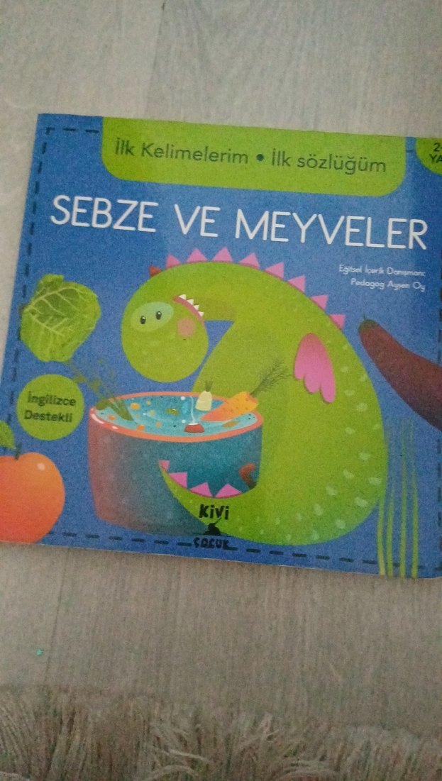 Sebze ve Meyveler - Destekli İlk Kelimelerim Kitabı - Görsel 2