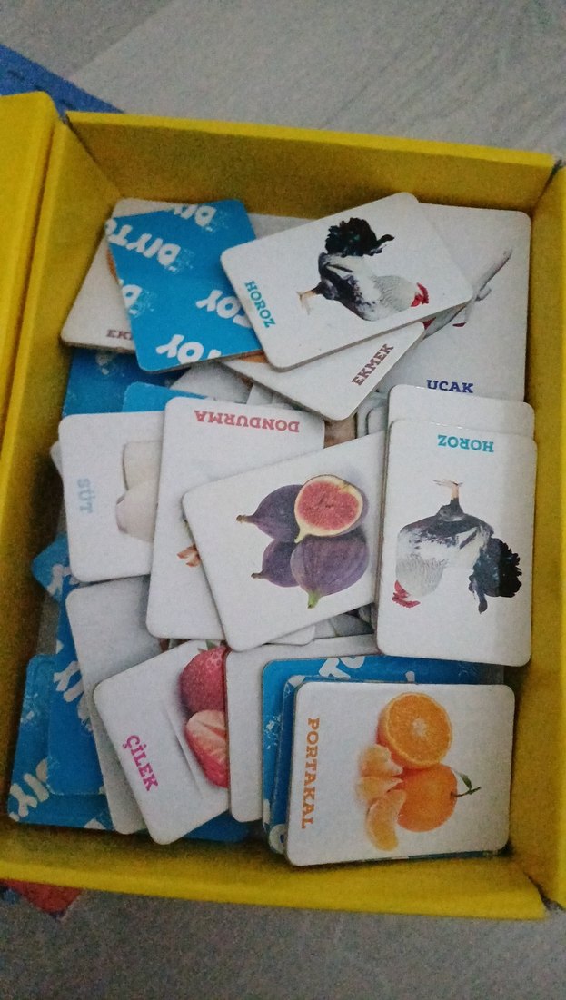 İlk 50 Hafıza Kartı - Çok Renkli Eğitim Oyuncağı - Görsel 3