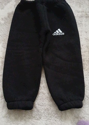 Adidas Siyah Erkek Çocuk Polar Eşofman - Görsel 3