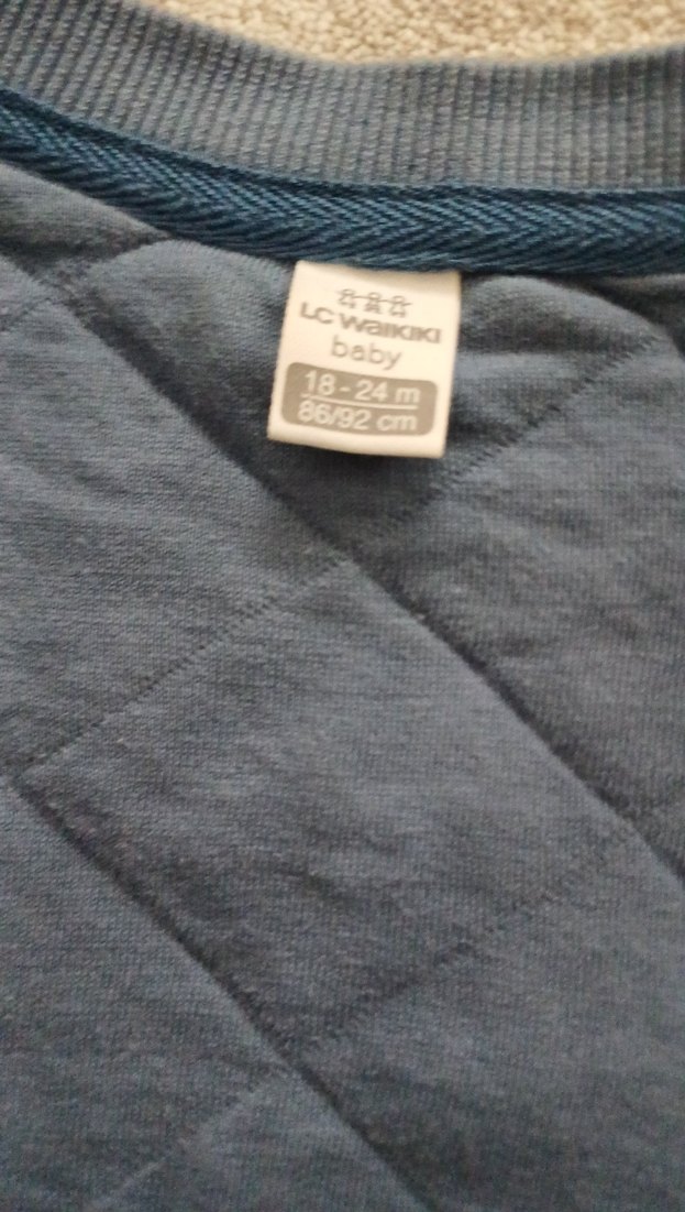 Düğmeli Gri Erkek Çocuk Yelek - Görsel 3