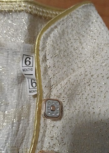 Dantel Detaylı Beyaz İşlemeli Çocuk Takımı - Görsel 6