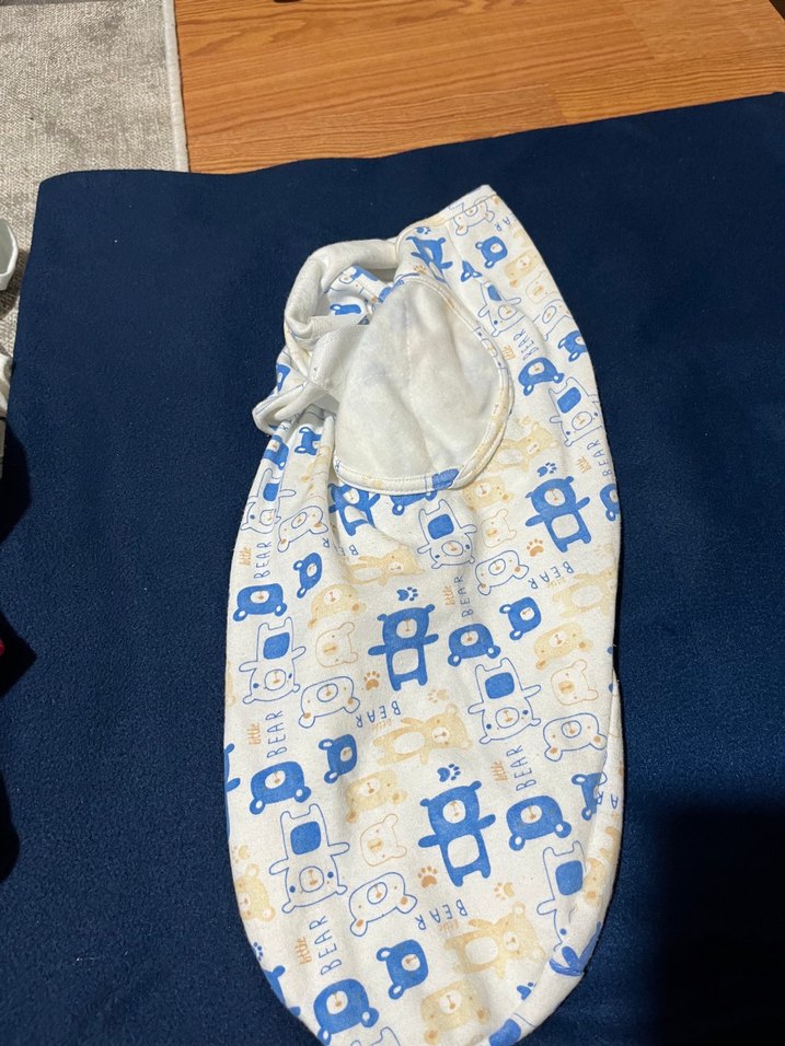 Renkli Baskılı Bebek Kundak Örtüsü - Görsel 2