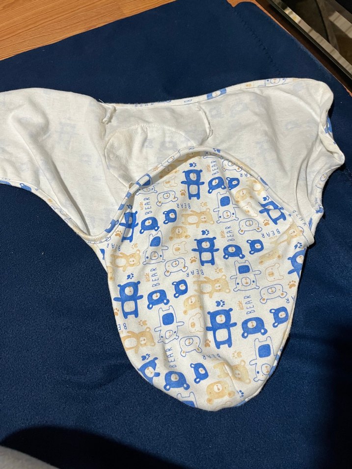 Renkli Baskılı Bebek Kundak Örtüsü - Görsel 3