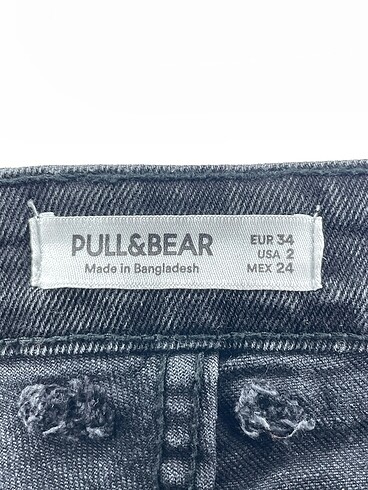 34 Beden siyah Renk Pull and Bear Jean / Kot %70 İndirimli.