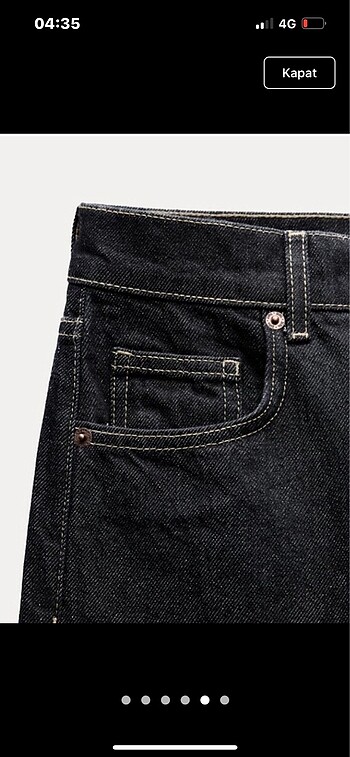 40 Beden lacivert Renk Zara pantolon