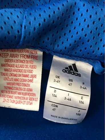 4 Yaş Beden lacivert Renk Adidas çocuk eşofman takımı
