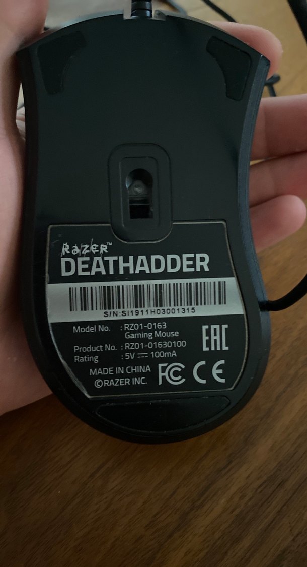 Siyah Kablolu Razer Mouse - Görsel 3