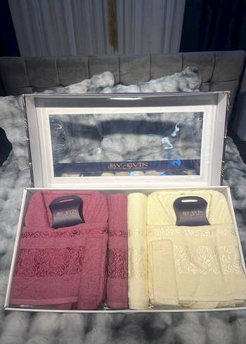 By Evin Aile Bornoz Takımı set