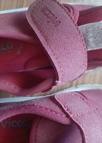 vicco Pembe Kız Çocuk İlk Adım Ayakkabısı Velcro - Görsel 2