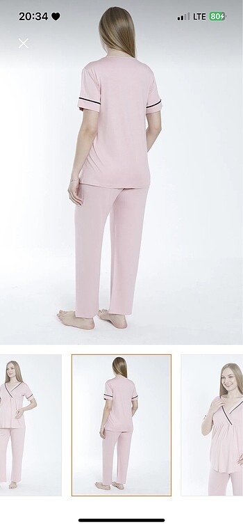 xl Beden Lohusa pijama takımı