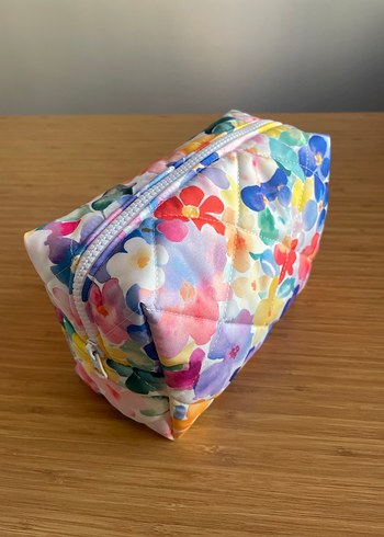 Renkli Tie-Dye Kadın Makyaj Çantası - Görsel 3