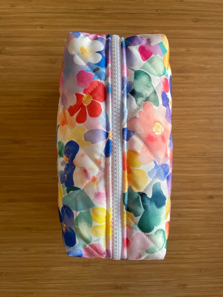 Renkli Tie-Dye Kadın Makyaj Çantası - Görsel 2