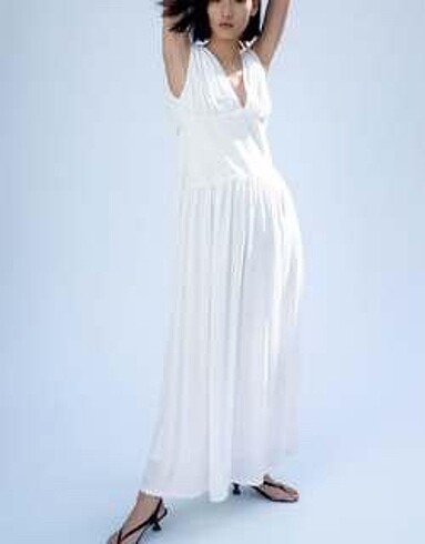 s Beden beyaz Renk Zara elbise
