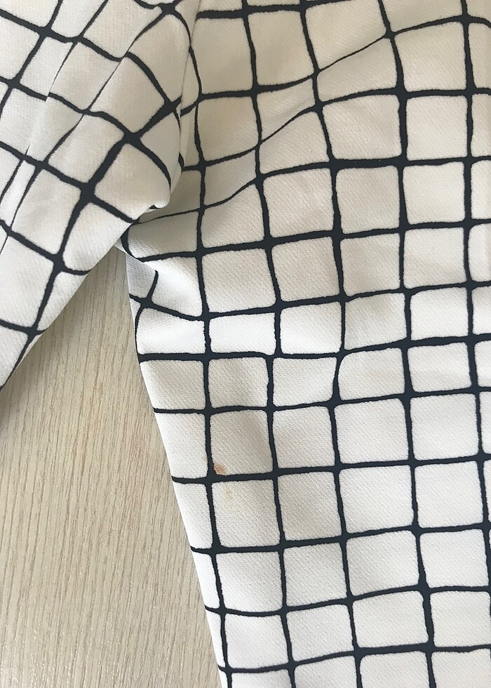 Siyah beyaz pantolon - Görsel 5