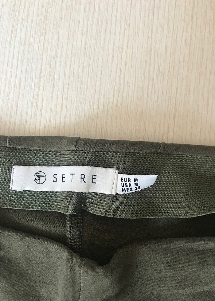 Setre haki pantolon - Görsel 2
