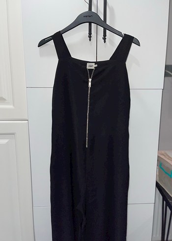 Beymen Siyah Yüksek Yakalı Kadın Tulum - Görsel 5