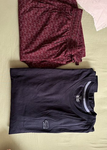 Bordo Erkek Uzun Kollu Pijama Takımı - Görsel 5