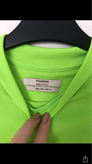 l Beden Neon yeşil tişört