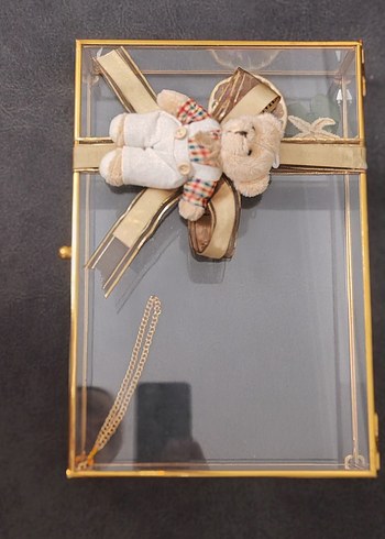 Zara Home Çikokata kutusu cam nişan, doğum
