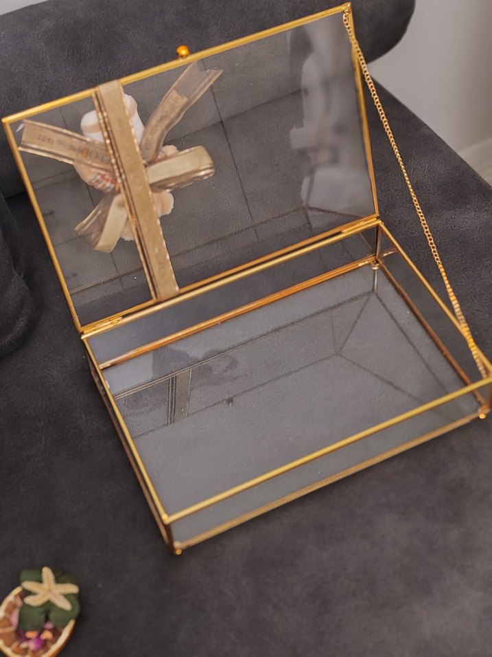 Çikokata kutusu cam nişan, doğum - Görsel 3