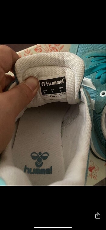 37 Beden turkuaz Renk Hummel ayakkabı