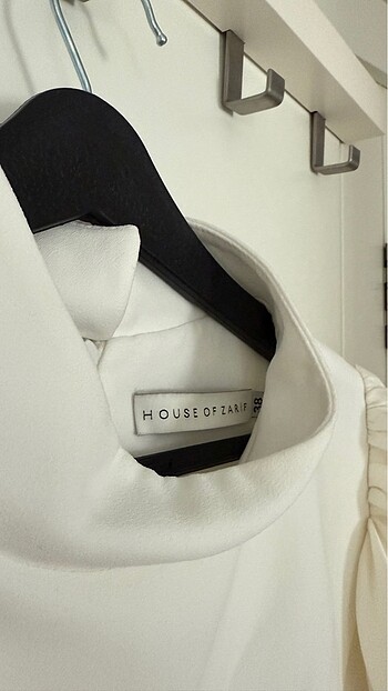 Beyaz Uzun Abiye Elbise - Görsel 6