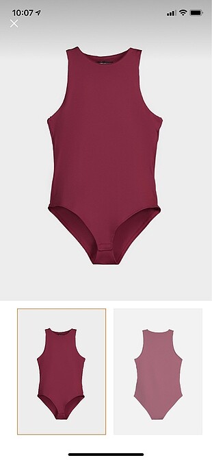 Vişne rengi bodysuit