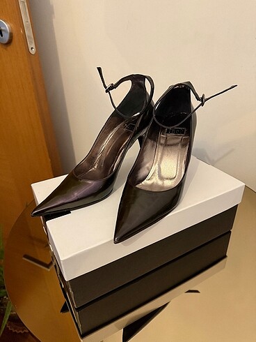 İnci topuklu ayakkabı - Görsel 5