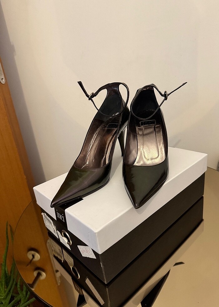 İnci topuklu ayakkabı - Görsel 4