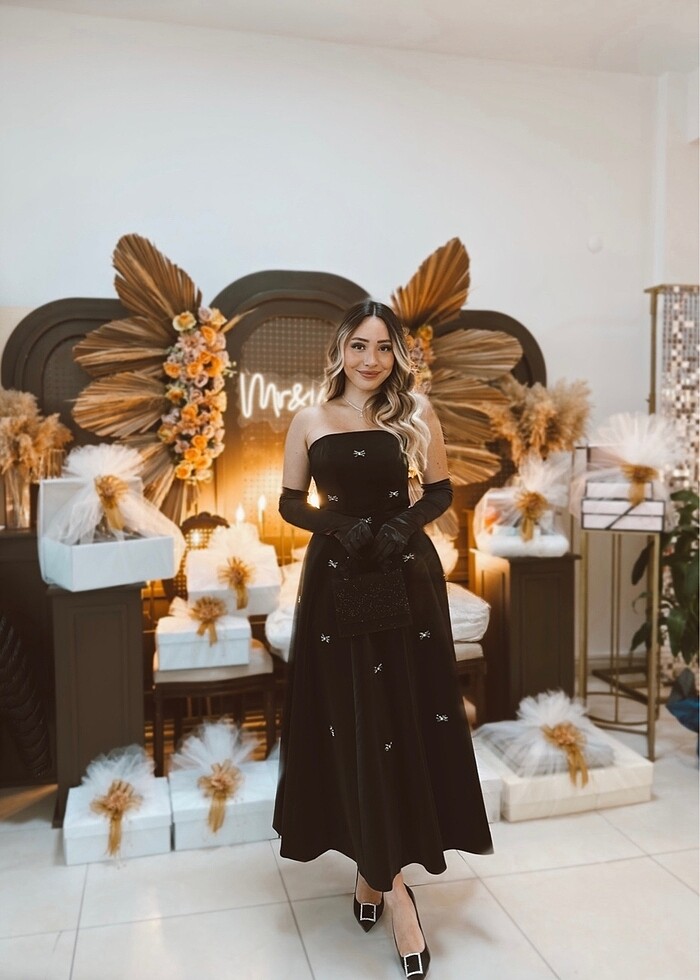 Siyah abiye - Görsel 2