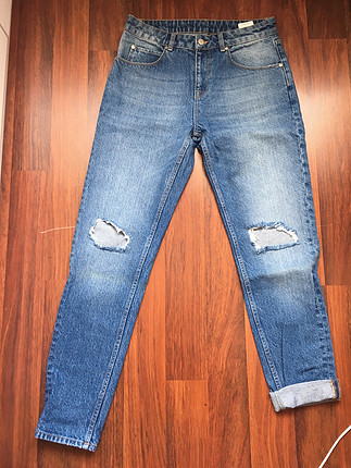 Mom jean pantolon 
