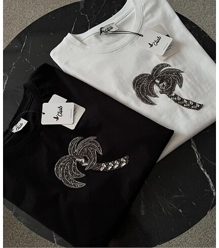 Beymen Club Palmiye Taşlı Tshirt