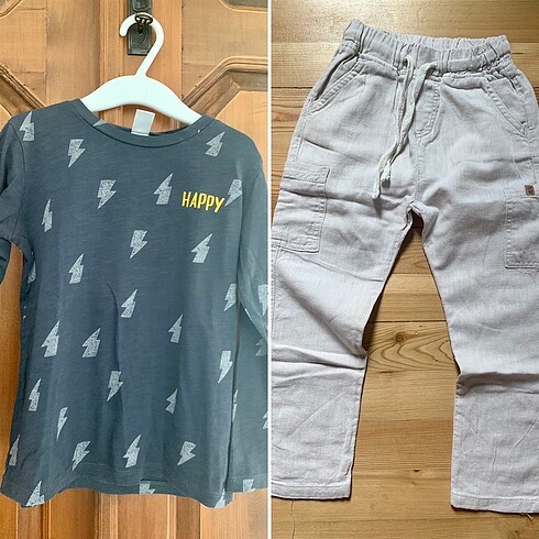 LCW pantolon ve tshirt 4-5 yaş