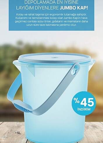 Tupperware Jumbo kova 5 litre
