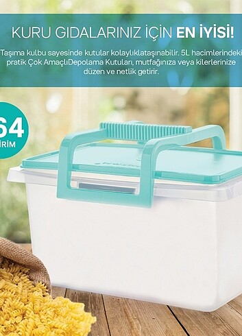 Tupperware çok amaçlı depolama kutusu 5 litre