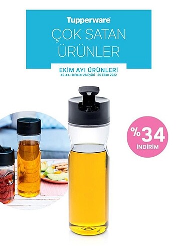 Tupperware duru yağdanlık