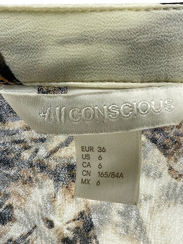 36 Beden çeşitli Renk H&M Kısa Elbise %70 İndirimli.