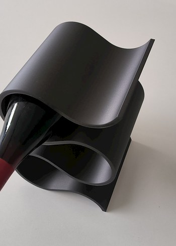 Siyah Dalgalı Şaraplık - Görsel 4