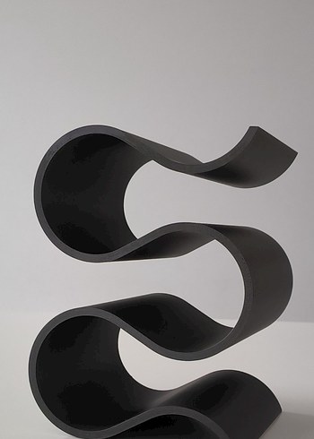 Siyah Dalgalı Şaraplık - Görsel 2