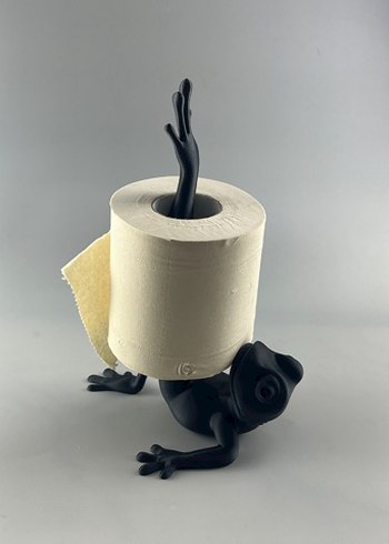 Siyah Kurbağa Telefon Tutucu - Görsel 2